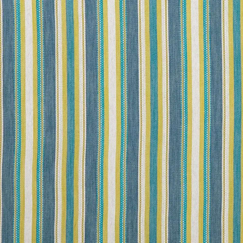 Clarke and Clarke Fabric F1352-3 Ziba Denim/Chartreuse