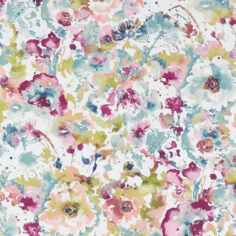 Clarke and Clarke Fabric F1355-3 Florrie Sorbet