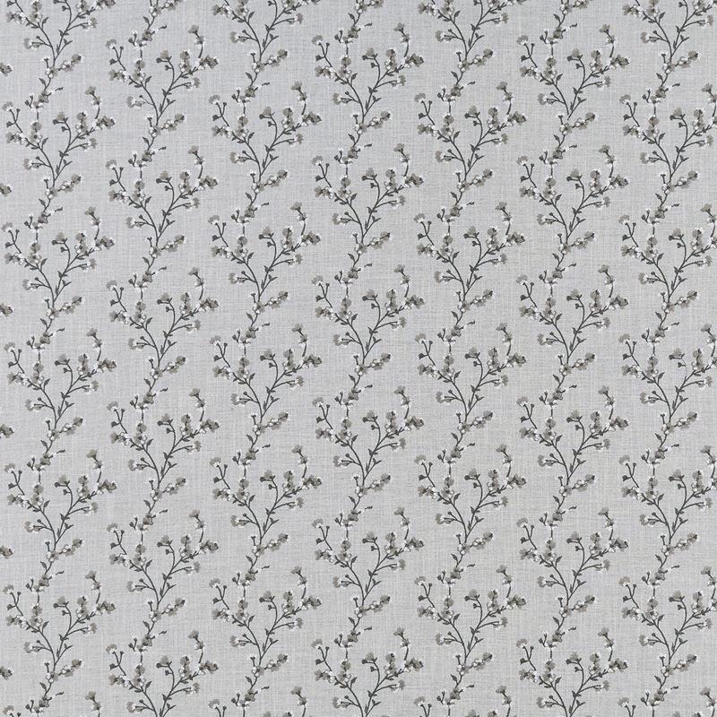 Clarke and Clarke Fabric F1439-1 Blossom Charcoal