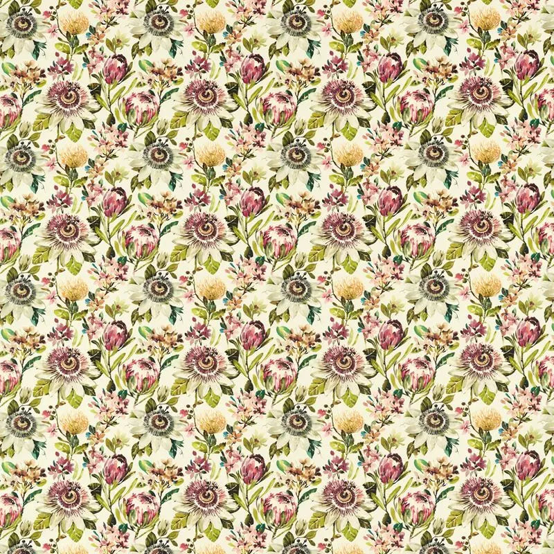 Clarke and Clarke Fabric F1519-1 Paradise Autumn