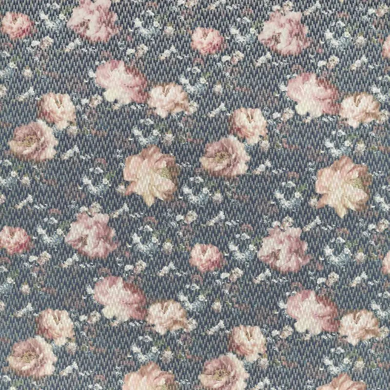 Clarke and Clarke Fabric F1523-4 Camile Spice/Dusk