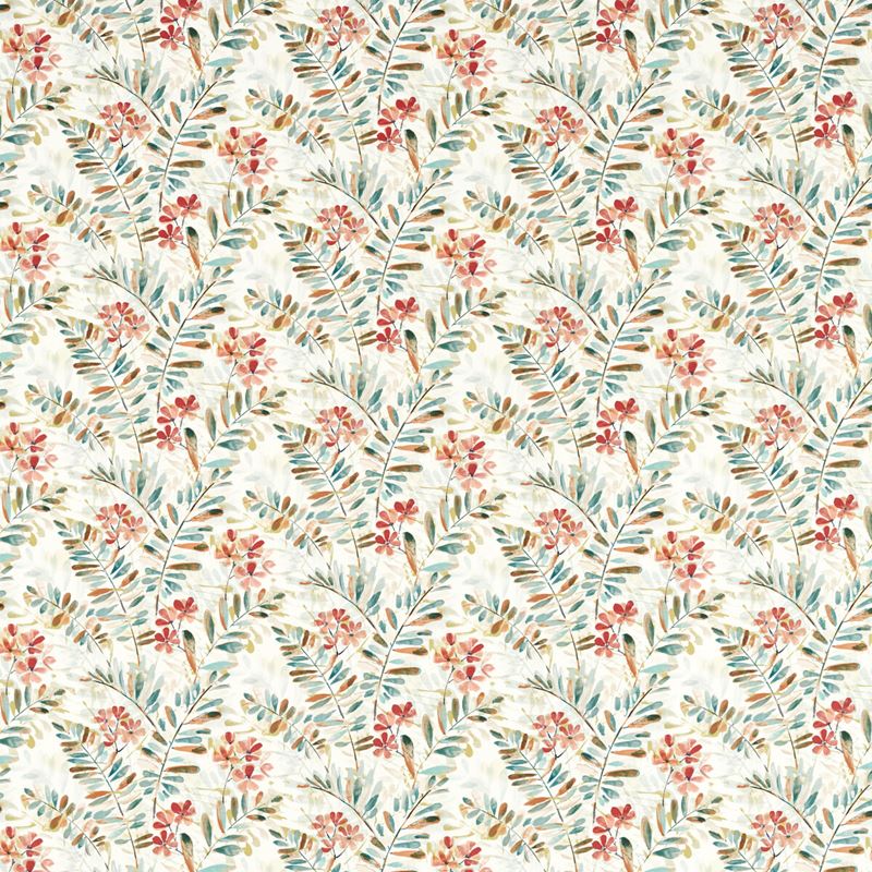 Clarke and Clarke Fabric F1560-3 New Grove Mineral/Spice