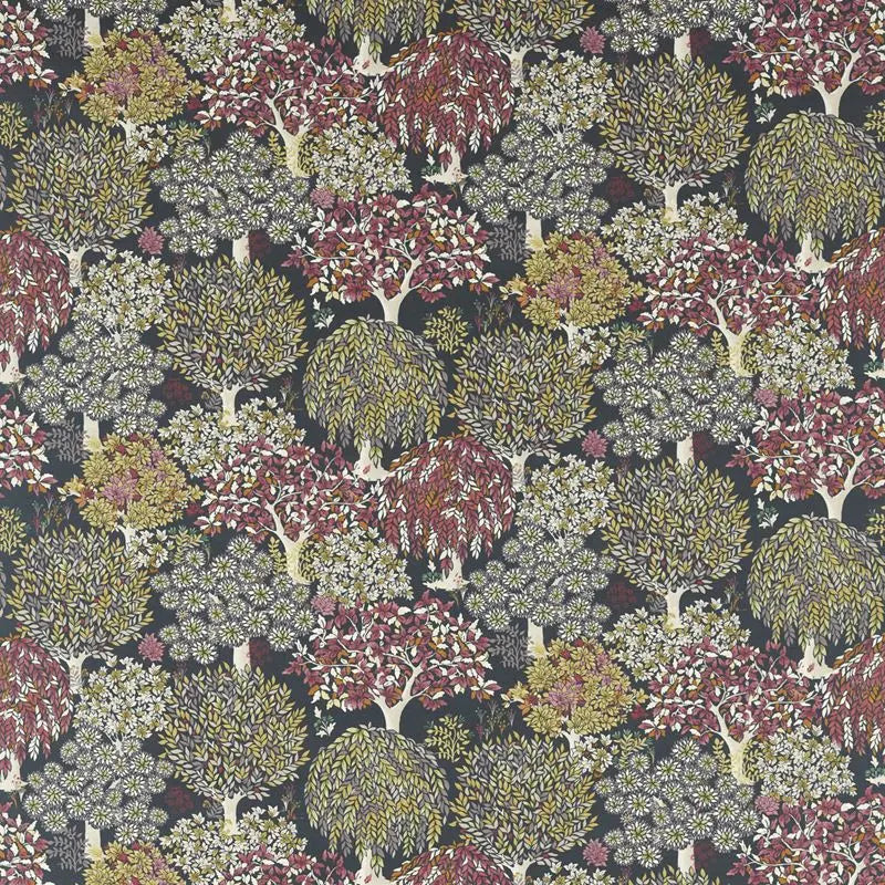 Clarke and Clarke Fabric F1563-1 Tatton Charcoal