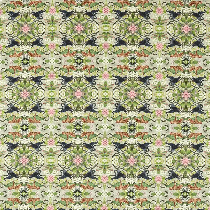 Clarke and Clarke Fabric F1607-1 Wonderlust Dove