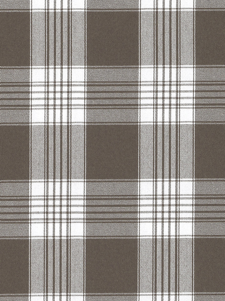 Scalamandre Fabric F3 00023020 Poker Plaid Espresso