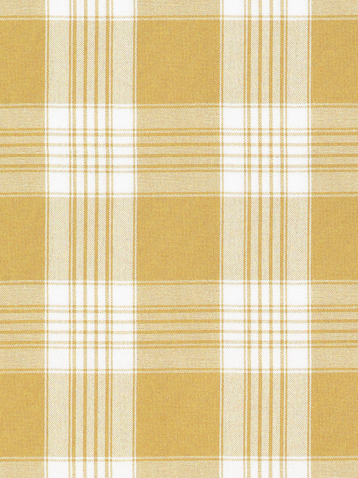 Scalamandre Fabric F3 00033020 Poker Plaid Goldenrod