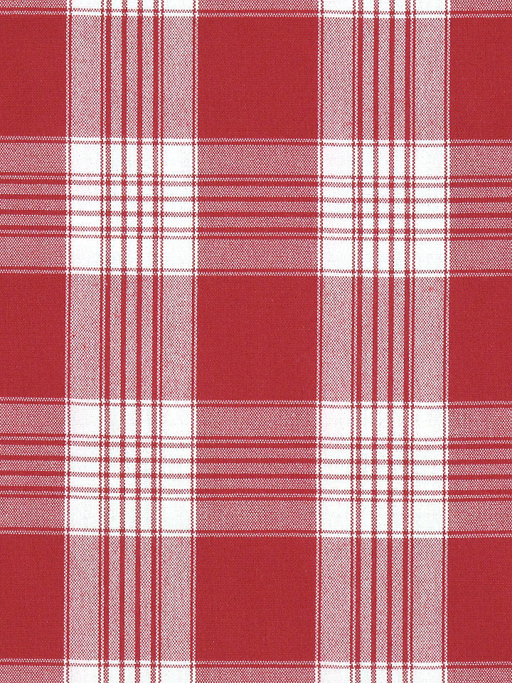 Scalamandre Fabric F3 00113020 Poker Plaid Red