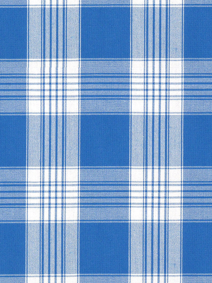 Scalamandre Fabric F3 00123020 Poker Plaid Blue