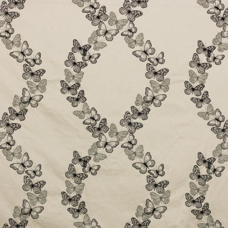 RM Coco Fabric Flight of Fancy Charcoal