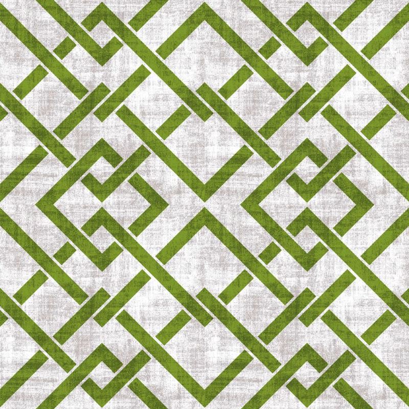 RM Coco Fabric Frescato Trellis Lemongrass