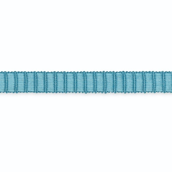 Schumacher Fabric Trim G510-6 Rene Gimp Azure 1 2" Silk Gimp