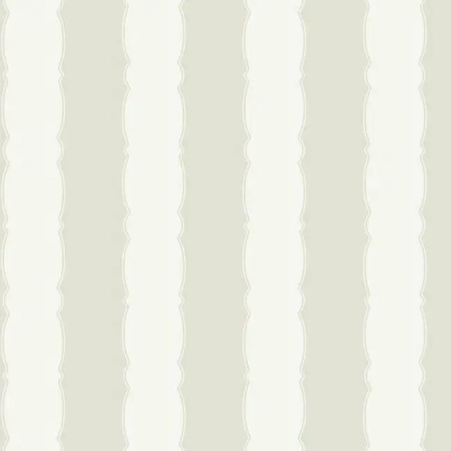 York GR6014 Scalloped Stripe Wallpaper