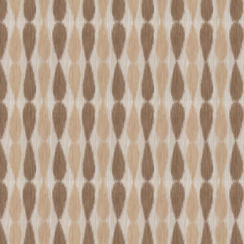 Groundworks Fabric GWF-2927.116 Ikat Drops Taupe