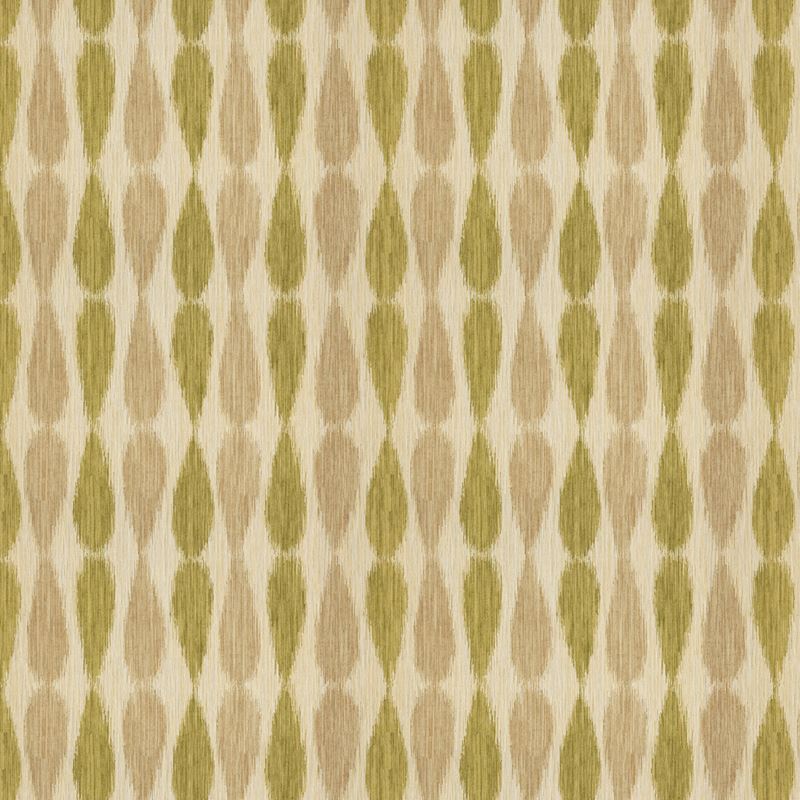 Groundworks Fabric GWF-2927.23 Ikat Drops Lime
