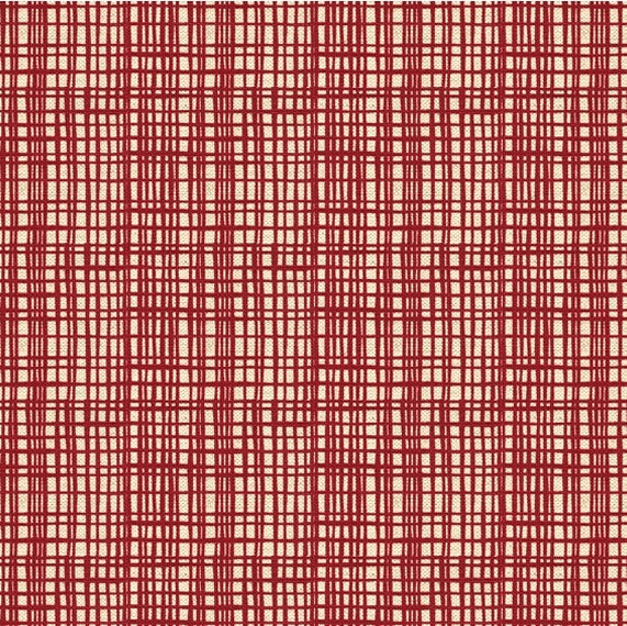 Groundworks Fabric GWF-3409.19 Openweave Cherry