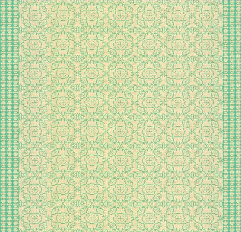 Groundworks Fabric GWF-3506.13 Maze Aqua