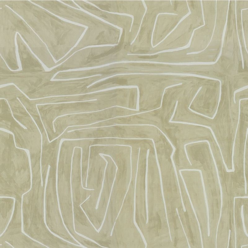 Groundworks Fabric GWF-3530.16 Graffito Beige/Ivory