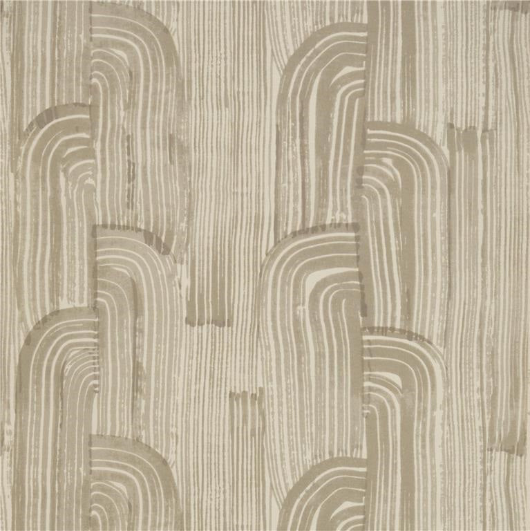 Groundworks Wallpaper GWP-3304.611 Crescent Paper Taupe/Putty