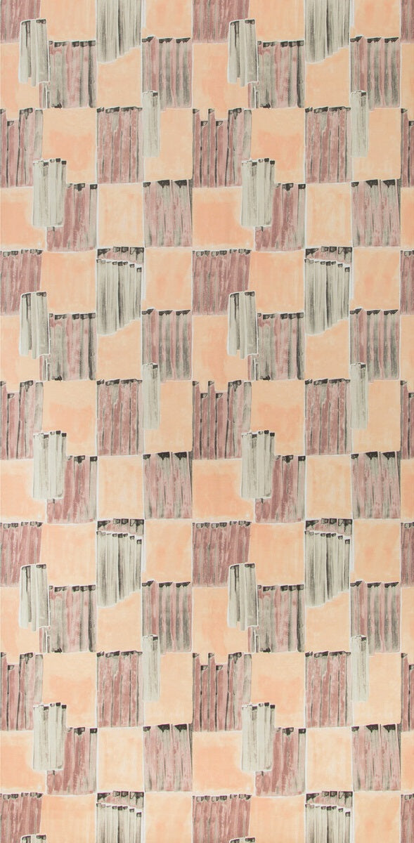 Groundworks Wallpaper GWP-3722.117 Lyre Paper Blushing