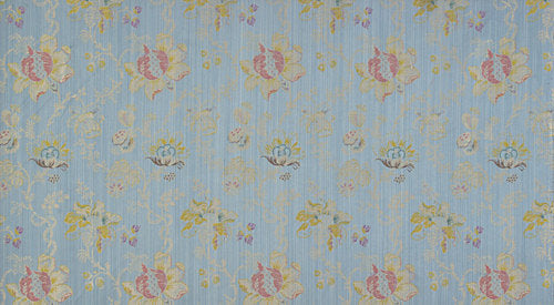 Scalamandre Fabric H0 00034007 D'aubigne Bleu