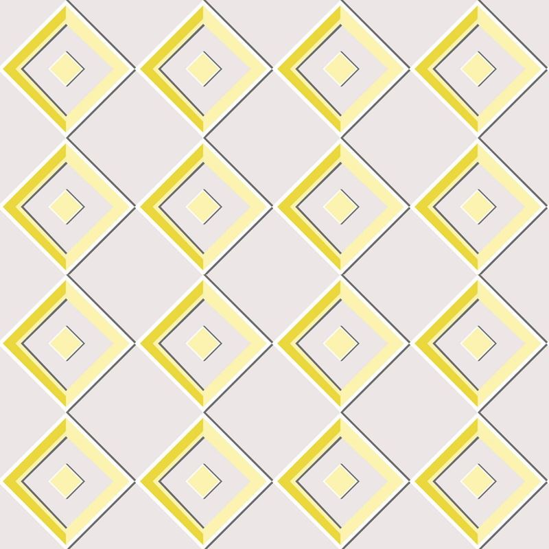 RM Coco Fabric Harlequin Diamond Jonquil