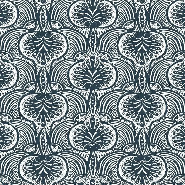 York HO2153 Lotus Palm Wallpaper