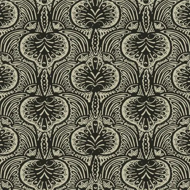 York HO2155 Lotus Palm Wallpaper