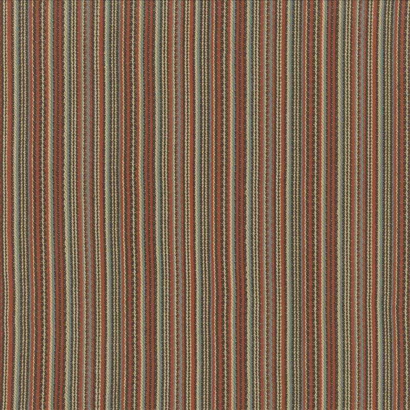 Kasmir Fabric Kiro Stripe Cinnabar