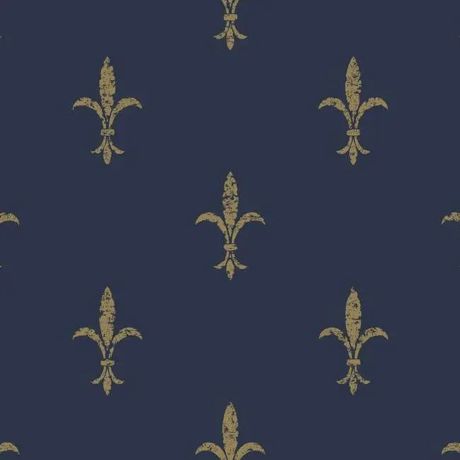 York Wallpaper KT2191 Fleur De Lis