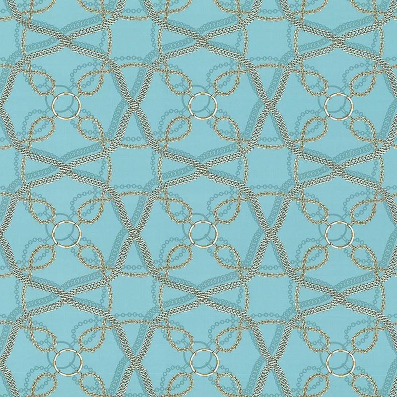 Kasmir Fabric Linkage Aquamarine