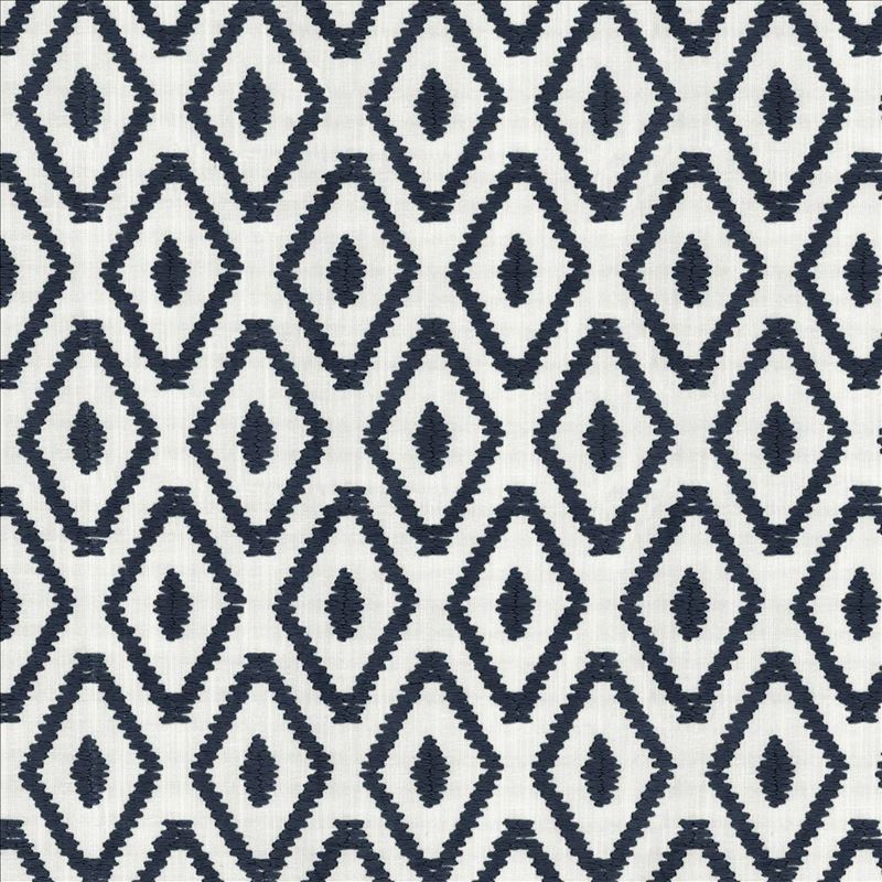 Kasmir Fabric Malawi Navy