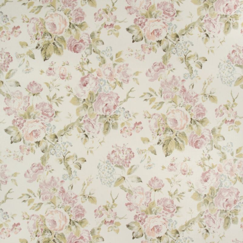 Lee Jofa Wallpaper P2018106.103 Garden Roses Wp Lilac/Moss