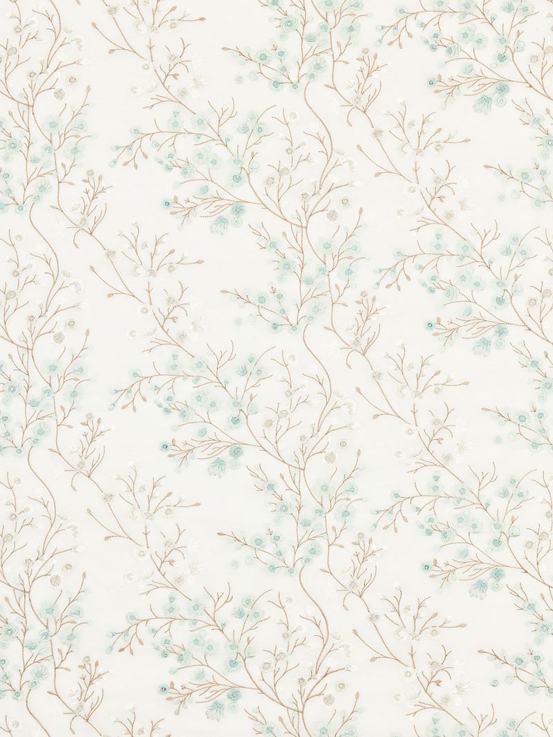 Scalamandre Fabric P4 00039863 Lilette Sheer Celadon