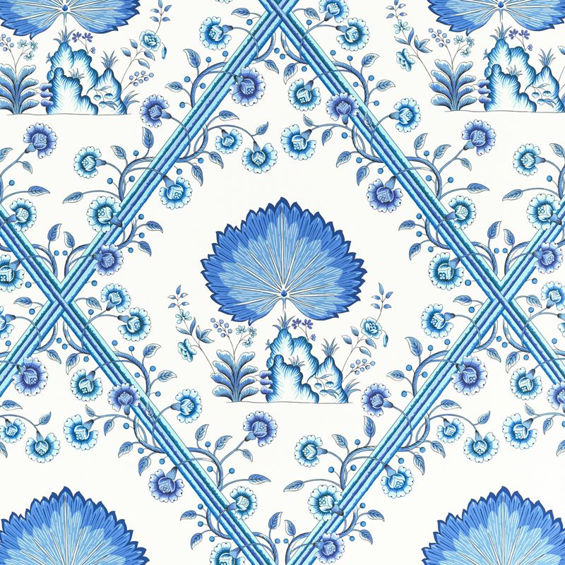 Brunschwig & Fils Wallpaper P8020112.5 Loire Blue