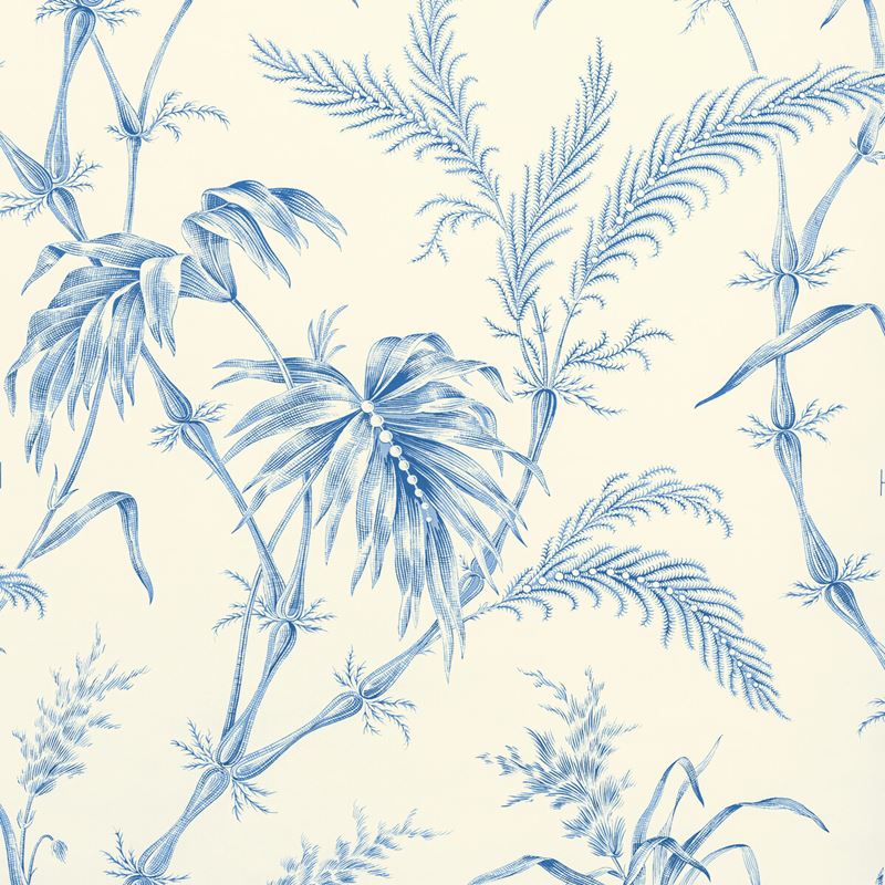 Brunschwig & Fils Wallpaper P8020113.5 Lauziere Blue
