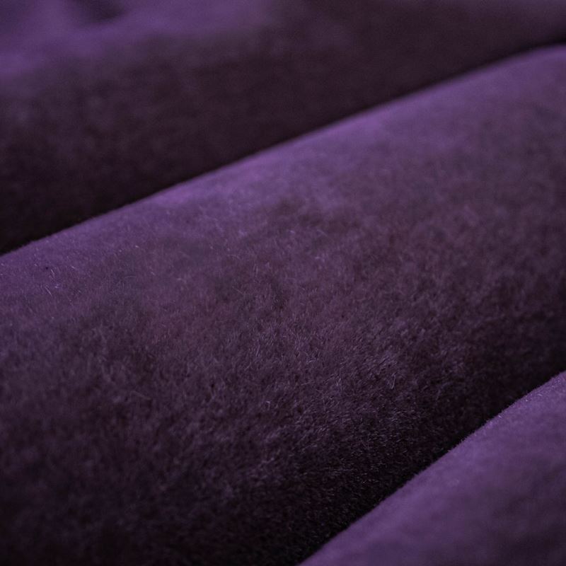 RM Coco Fabric Palais Royale Mohair Velvet Aubergine