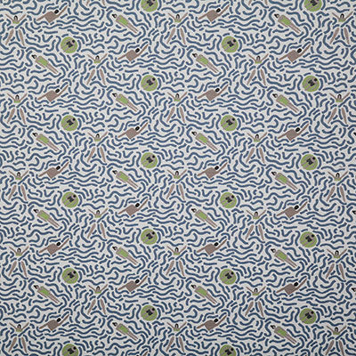 Pindler Fabric POO005-BL11 Pool Party Lagoon