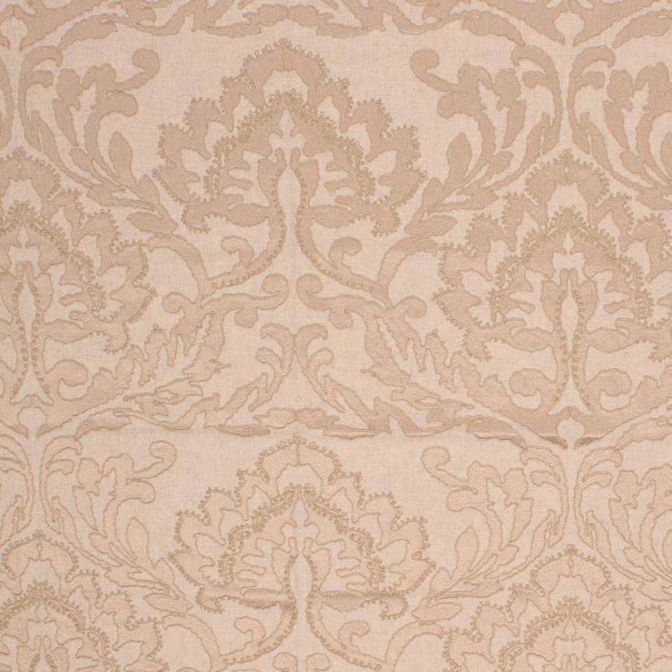 RM Coco Fabric Positano Damask Flax