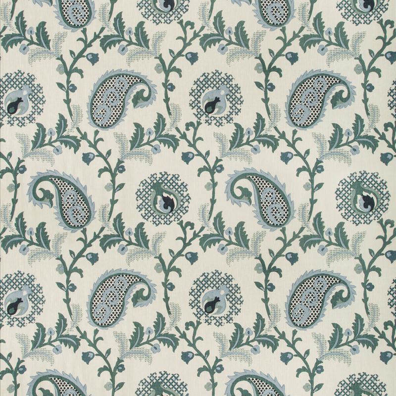 Kravet Design Fabric SAUDADE.15 Saudade Paisley Bay