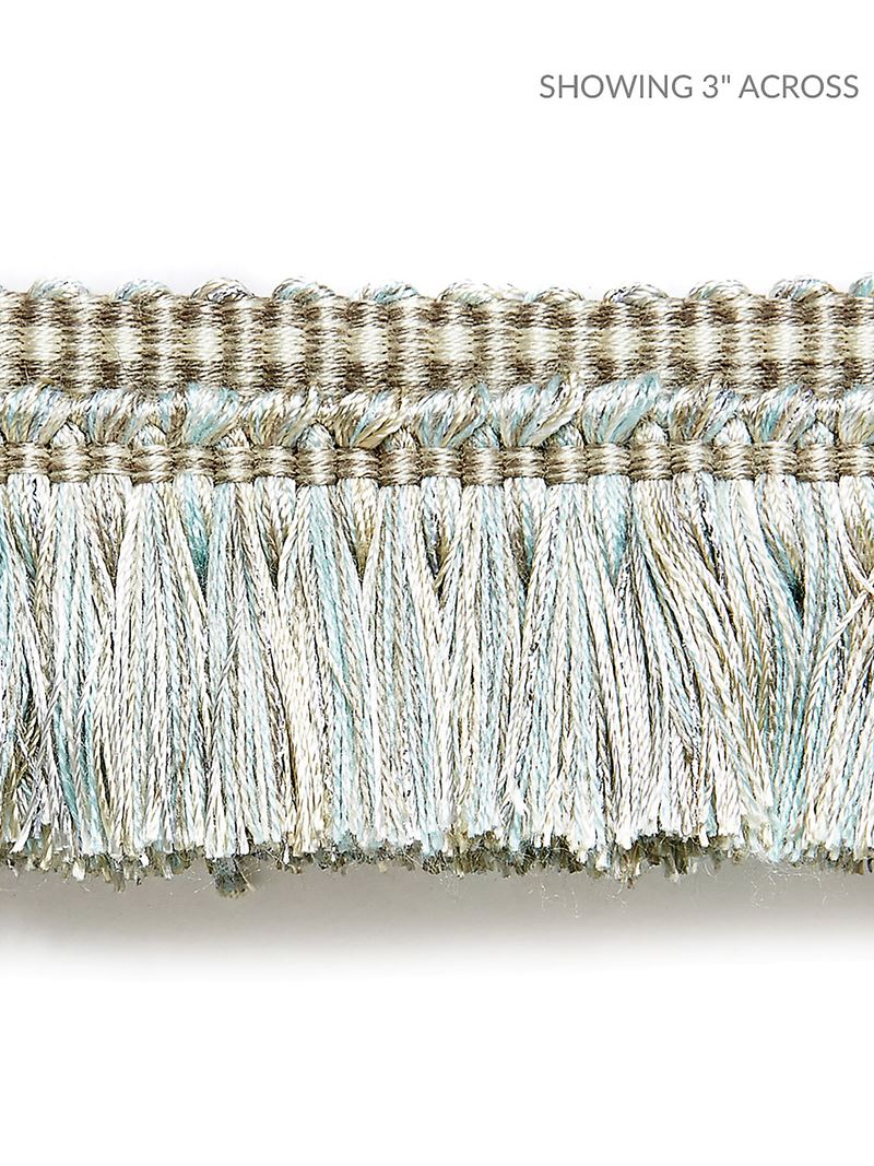 Scalamandre Fabric SC 0002FC1495 Shimmer Brush Fringe Mineral