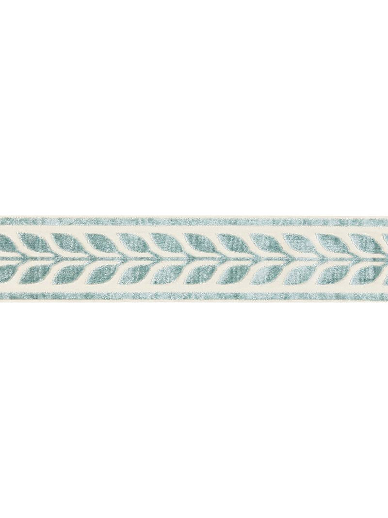 Scalamandre Fabric SC 0002T3278 Vigne Velvet Tape Aquamarine