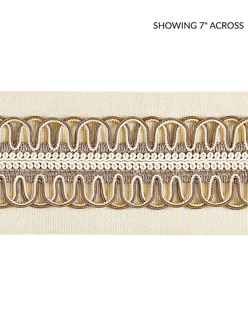 Scalamandre Fabric SC 0002V1242 Colette Braided Tape Bisque