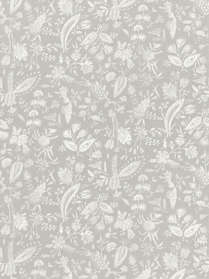 Scalamandre Fabric SC 000316605 Tulia Linen Print French Grey