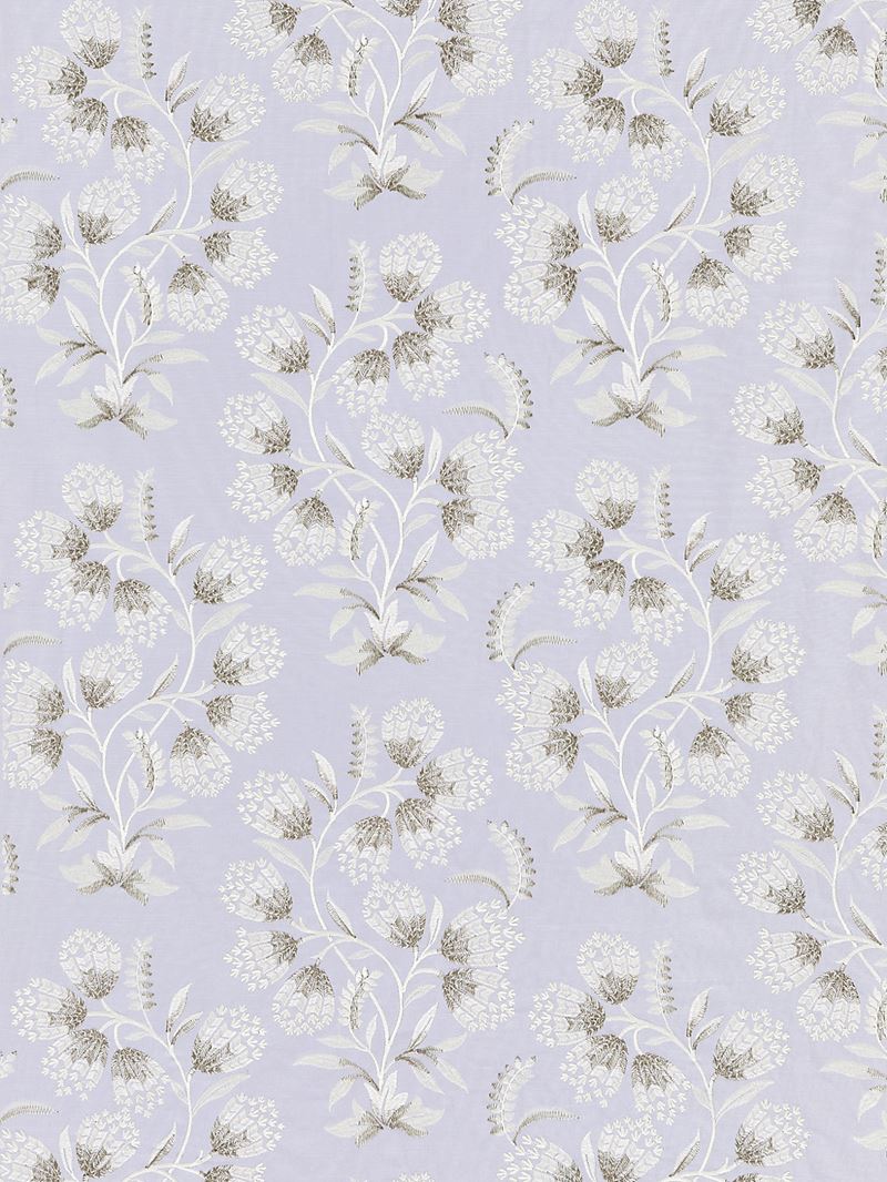 Scalamandre Fabric SC 000327233 Hana Embroidery Lilac