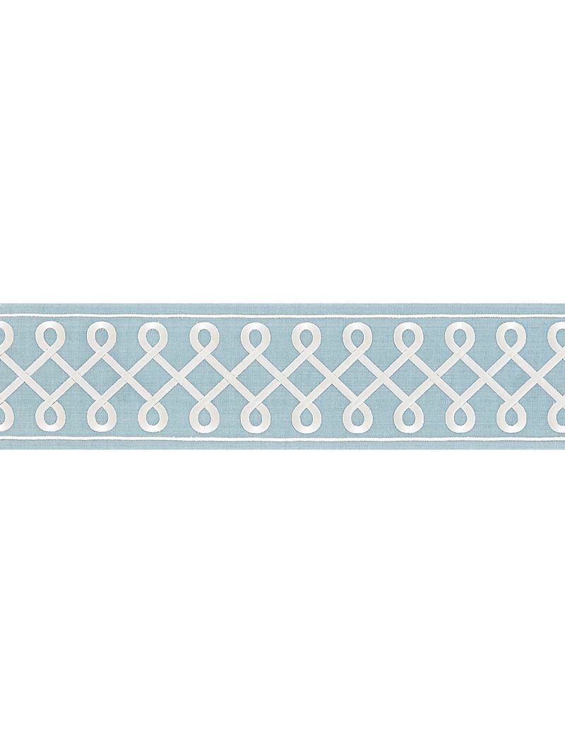 Scalamandre Fabric SC 0003T3281 Soutache Embroidered Tape Sky