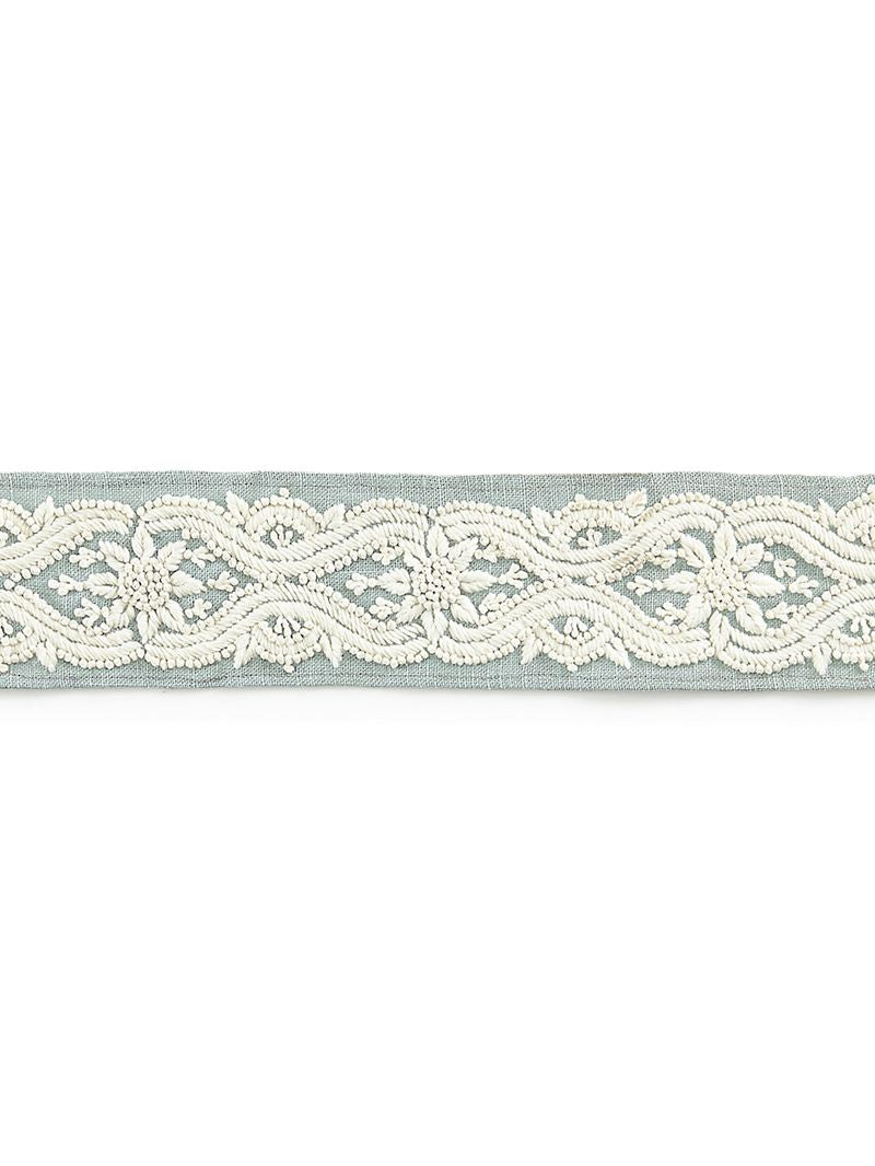 Scalamandre Fabric SC 0003T3298 Linnea Embroidered Tape Skylight