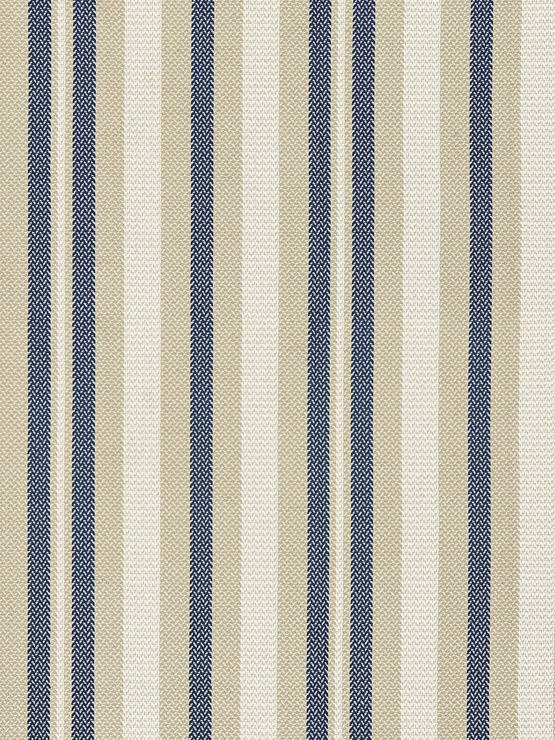 Scalamandre Fabric SC 000427188 Santorini Stripe Indigo