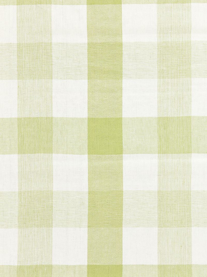 Scalamandre Fabric SC 000527135 Westport Linen Plaid Green Tea