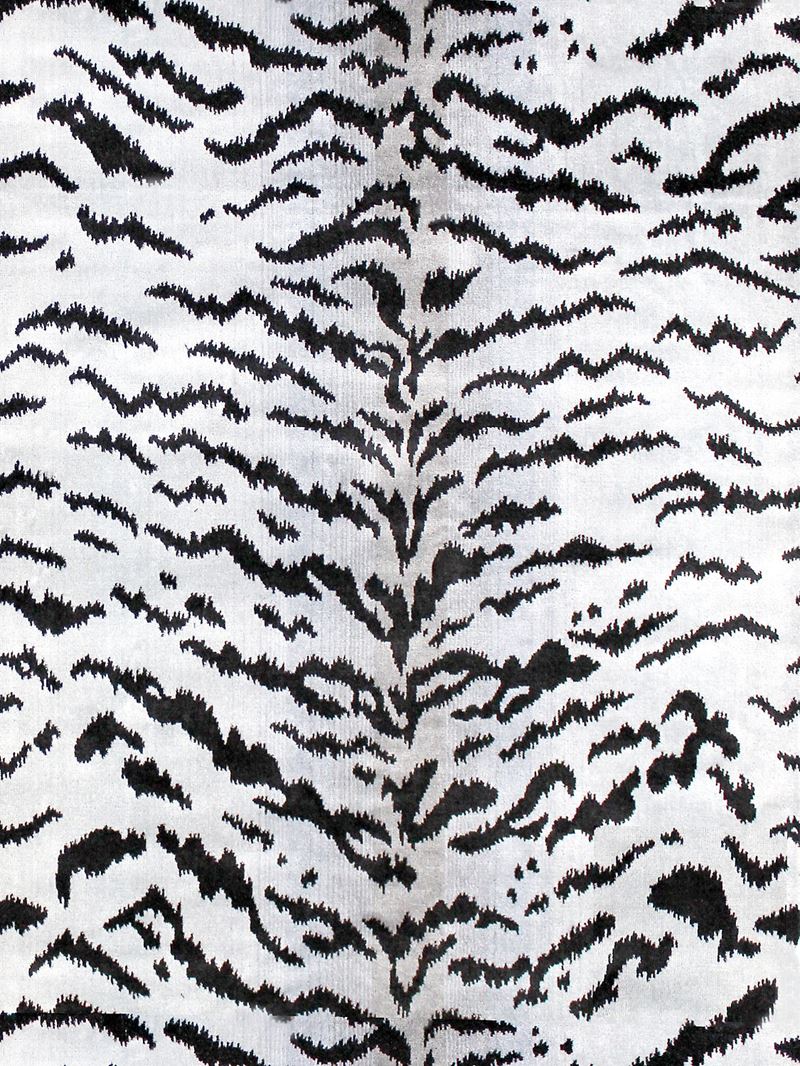 Scalamandre Fabric SC 000626167MMA Tigre Off-White & Black