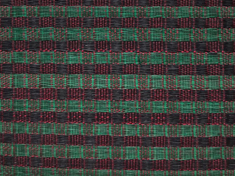 Scalamandre Fabric SK 00016817 Dales Horsehair Red / Green / Black